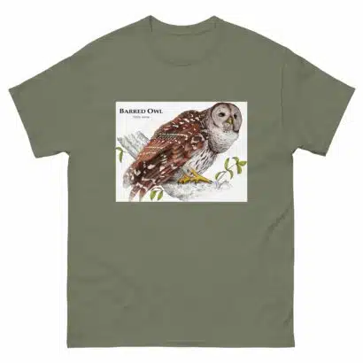 Barred Owl - Unisex classic tee - Image 8