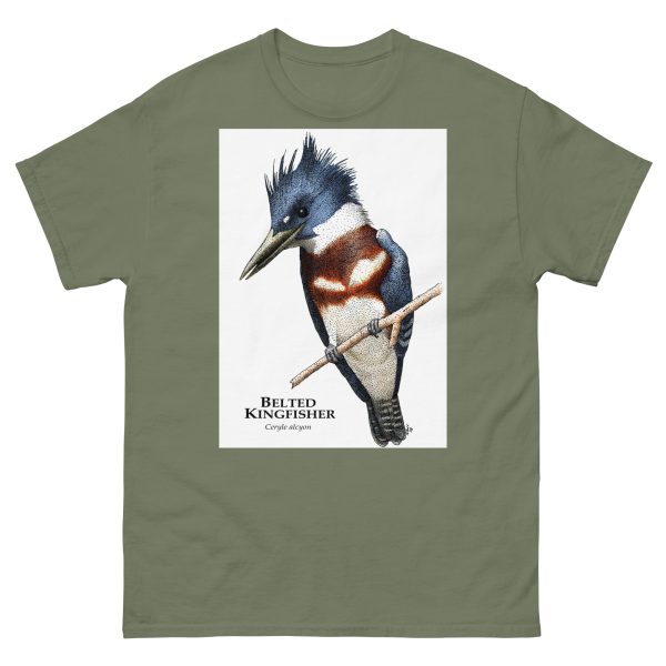 Belted Kingfisher - Unisex classic tee - Image 8