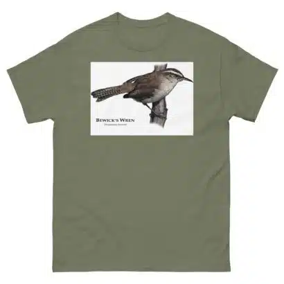 Bewick's Wren - Unisex classic tee - Image 8