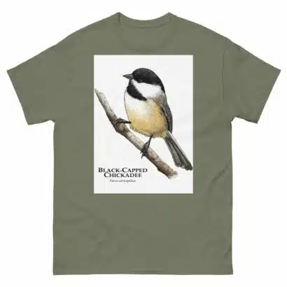 Black-Capped Chickadee - Unisex classic tee - Image 8