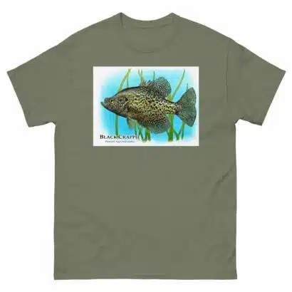 Black Crappie - Unisex classic tee - Image 8
