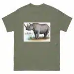 Black Rhinoceros - Unisex classic tee - Image 8
