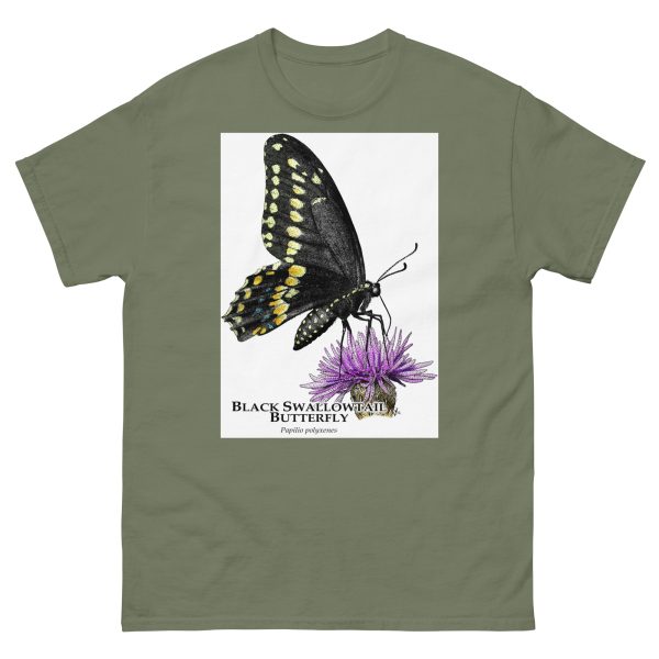 Black Swallowtail Butterfly - Unisex classic tee - Image 8