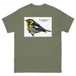 Blackburnian Warbler - Unisex classic tee - Image 8