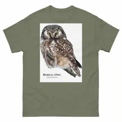 Boreal Owl - Unisex classic tee - Image 8