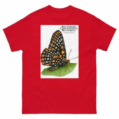 Baltimore Checkerspot Butterfly - Unisex classic tee - Image 4