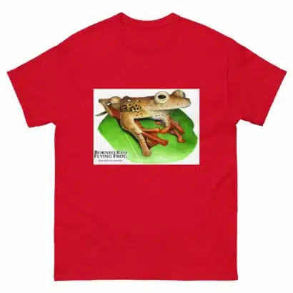 Borneo Red-Flying Frog Unisex classic tee - Image 4