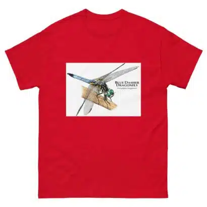 Blue-Dasher Dragonfly - Unisex classic tee - Image 4