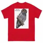 Brown Wood Owl - Unisex classic tee - Image 4