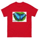 Blue Morpho Butterfly - Unisex classic tee - Image 4