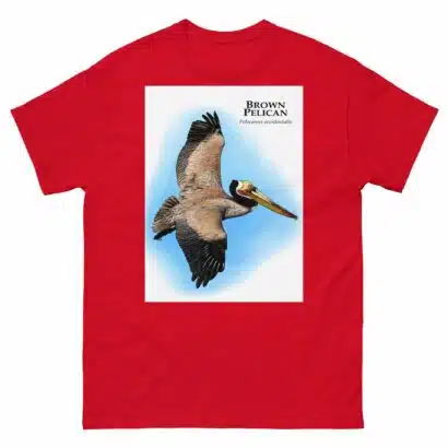 Brown Pelican - Unisex classic tee - Image 4