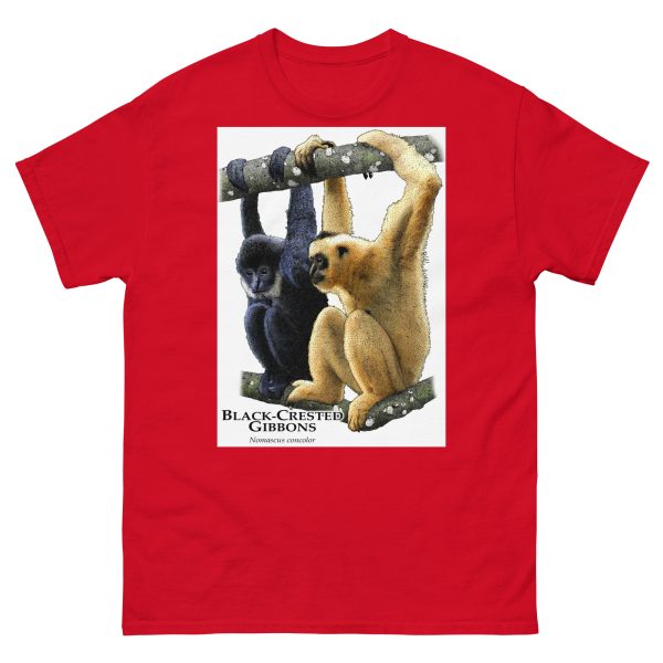 Black-Crested Gibbons - Unisex classic tee - Image 4