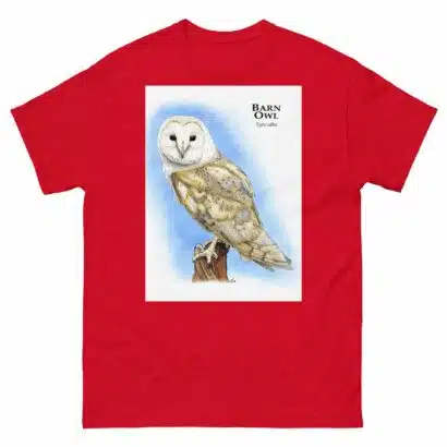 Barn Owl - Unisex classic tee - Image 4