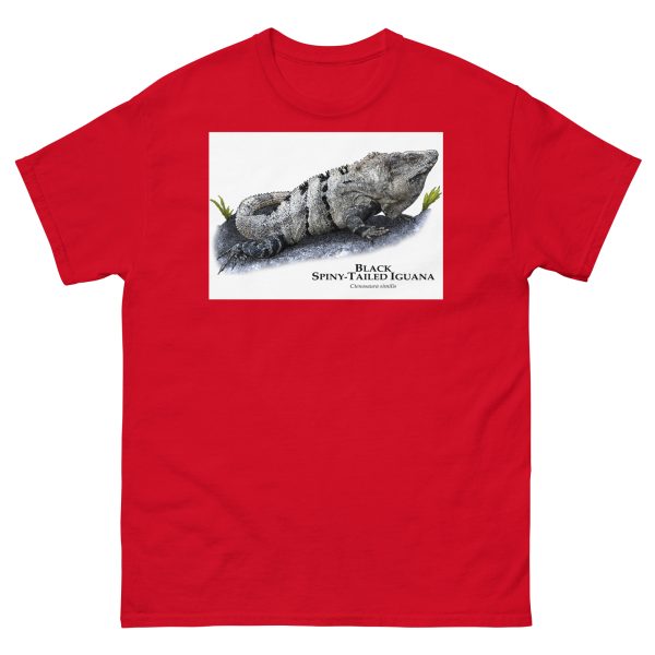 Black Spiny-Tailed Iguana Unisex classic tee - Image 4