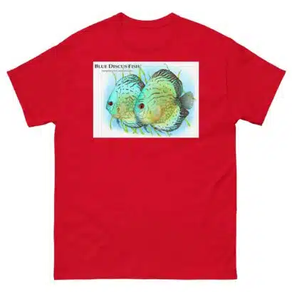 Blue Discus Fish - Unisex classic tee - Image 4