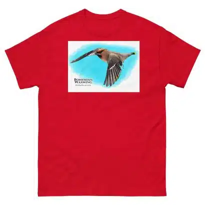 Bohemian Waxwing - Unisex classic tee - Image 4