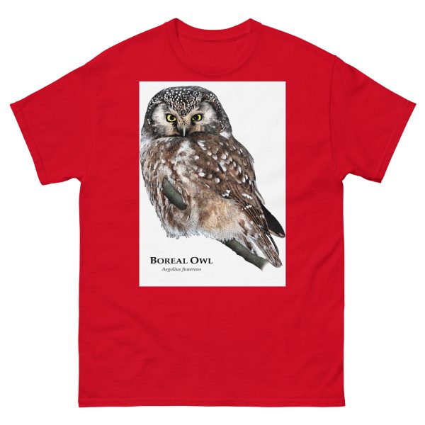 Boreal Owl - Unisex classic tee - Image 4