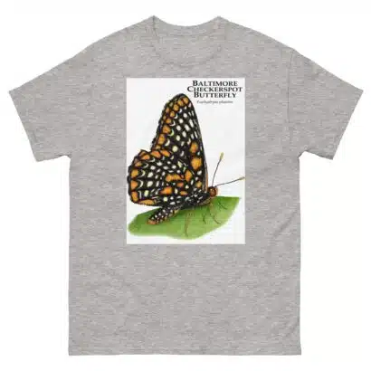 Baltimore Checkerspot Butterfly - Unisex classic tee - Image 16