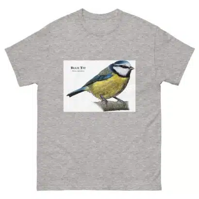 Eurasian Blue Tit - Unisex classic tee - Image 16