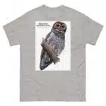 Brown Wood Owl - Unisex classic tee - Image 16