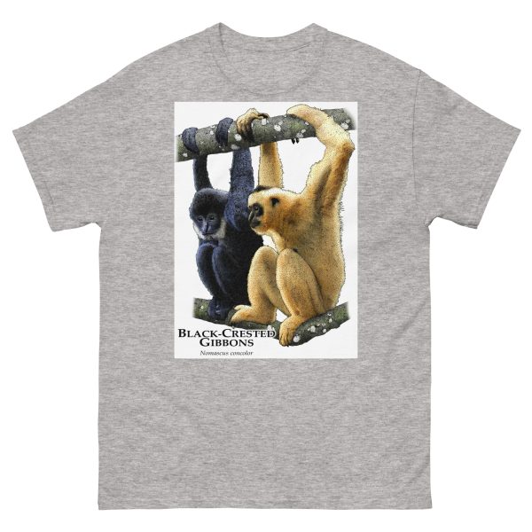 Black-Crested Gibbons - Unisex classic tee - Image 16