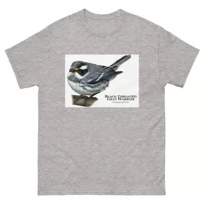 Black-Throated Gray Warbler - Unisex classic tee - Image 16