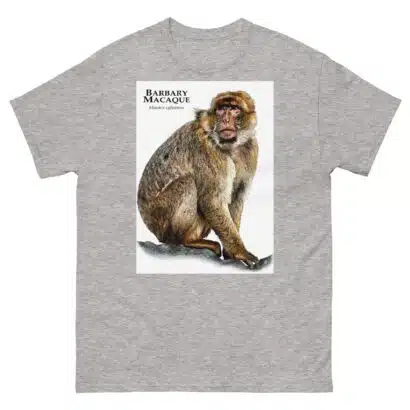 Barbary Macaque - Unisex classic tee - Image 16