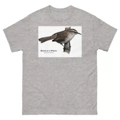 Bewick's Wren - Unisex classic tee - Image 16