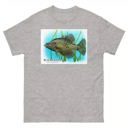 Black Crappie - Unisex classic tee - Image 16