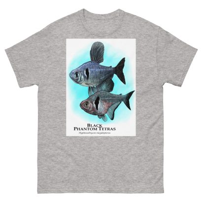 Black Phantom Tetras - Unisex classic tee - Image 16