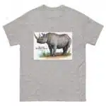 Black Rhinoceros - Unisex classic tee - Image 16