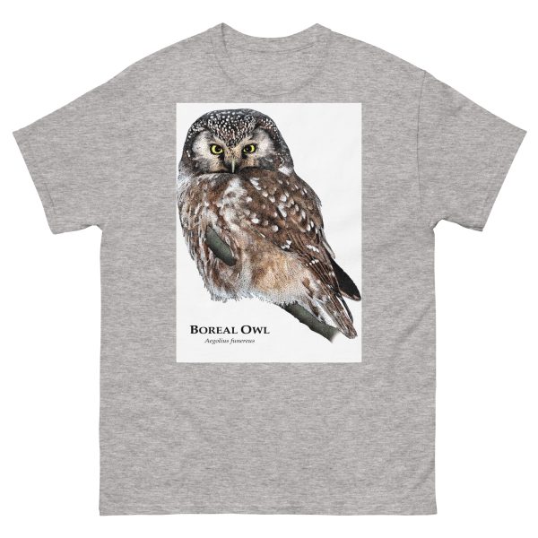 Boreal Owl - Unisex classic tee - Image 16