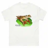 Borneo Red-Flying Frog (Rhacophorus borneensis) t-shirt