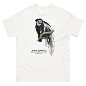 Black & White Colobus Monkey (Simia polycomos) t-shirt