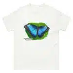 Blue Morpho Butterfly (Morpho menelaus) t-shirt