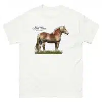 Belgian Draft Horse (Equus ferus caballus) t-shirt