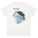 Black-Capped Night Heron (Nycticorax nycticorax) t-shirt