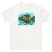 Black Crappie (Pomoxis nigromaculatus) t-shirt