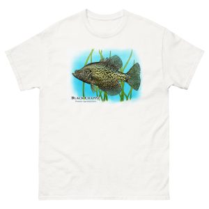 Black Crappie (Pomoxis nigromaculatus) t-shirt