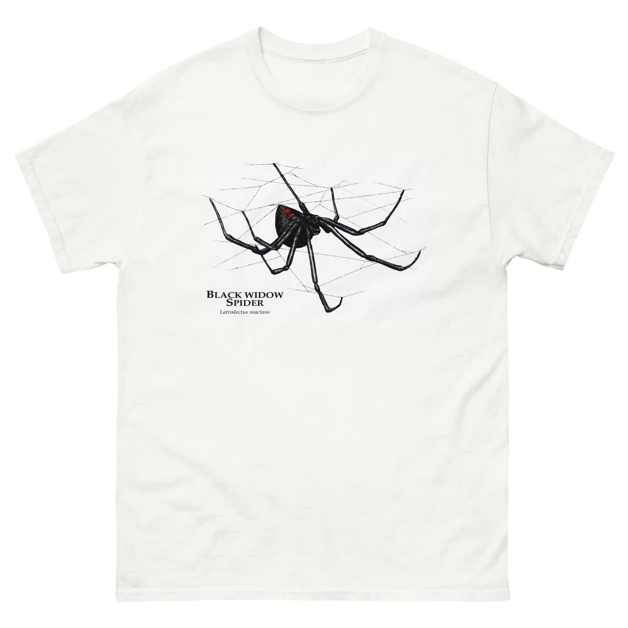 Black Widow Spider (Latrodectus hesperus) unisex-classic-tee-white Black Widow Spider (Latrodectus hesperus) t-shirt