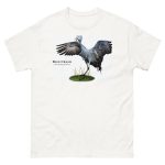 Blue Crane (Anthropoides paradiseus) t-shirt