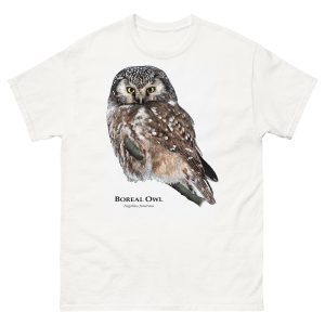 Boreal Owl (Aegolius funereus) t-shirt