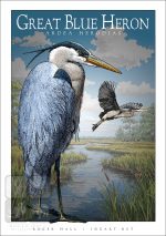 Great Blue Heron - Unisex classic tee - Image 2