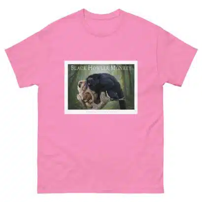 Black Howler Monkey - Unisex classic tee - Image 7