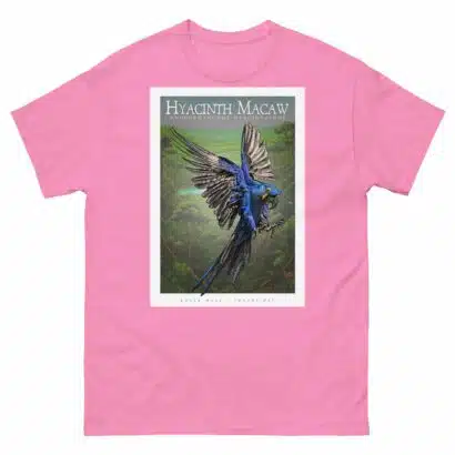 Hyacinth Macaw - unisex classic tee - Image 8