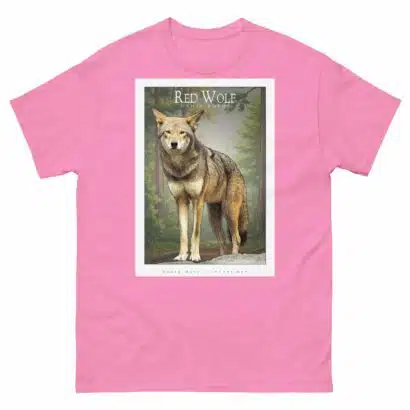 Red Wolf - Unisex classic tee - Image 8