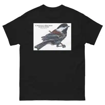 Chestnut-Backed Chickadee - Unisex classic tee - Image 2