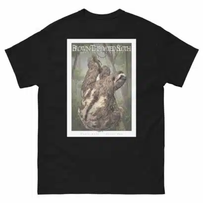 Brown-Throated Sloth - Unisex classic tee - Image 3