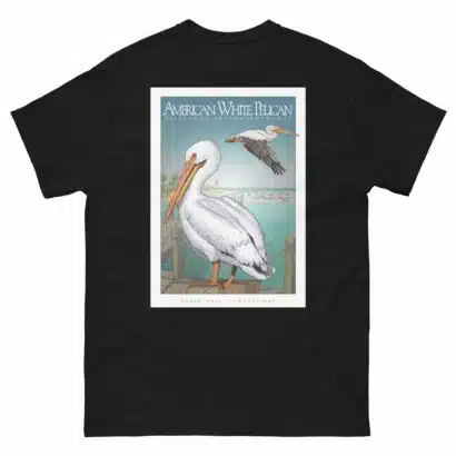 American White Pelican - Unisex classic tee - Image 3