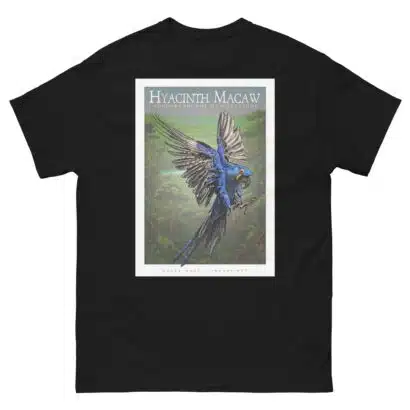 Hyacinth Macaw - unisex classic tee - Image 3